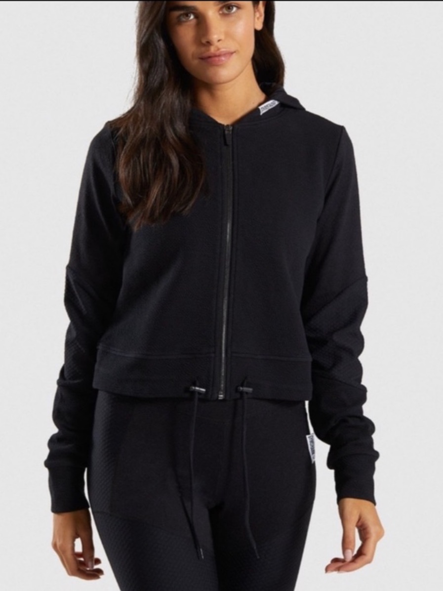 Nwt Gymshark True Texture Bomber Hoodie